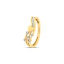 Love Heart Diamond Ring-RRI01174, 18 kt, 12, si-jk