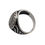 Vintage Oxidised Solid Ring-FRL147