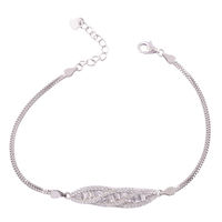 Entwisted Silver Bracelete-BR034