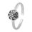 Antique Bloom Silver Toe Ring-TR400
