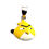 Angry Birds Sterling Silver Pendant-PDMX002