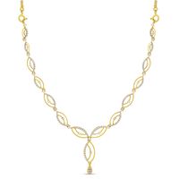 Tress Elegant Diamond Necklace-RBN0021, 18 kt, si-jk