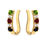 Colourful Diamond Earrings-RBL0050