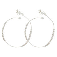 Silver Balls Silver Anklets-ANR005