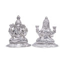 Silver Laxmi Ganesh Idols-RILG006