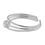 White Zircon Silver Toe Ring-TRMX049