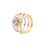 Tri Stripe Diamond Ring-RRI00980