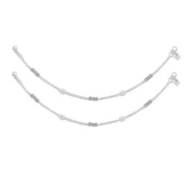 Tribal Silver Anklets-ANK101