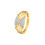 Spiral Glim Daimond Finger Band-RRI00901