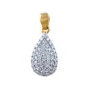 Pear Diamond Pendant- BAPS2082P, si - ijk, 14 kt