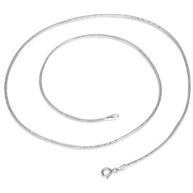 Gleaming Snake Silver Chain-CH009
