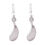 Drizzle Drop Silver Earrings-ERMX022
