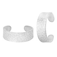 Star Engraved Silver Toe Ring-TRRD027