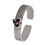 Purple CZ In Heart Toe Ring-TR495