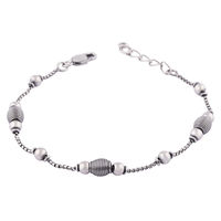Cuff Adjustable Silver Bracelete-BR068