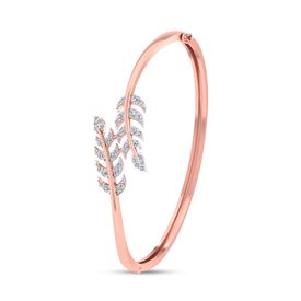 Fern & Petals Diamond Bracelet-RBR0052