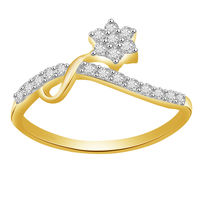 Pleasing Diamond Ring - BAR2962, si - ijk, 12, 14 kt