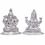 Silver Laxmi Ganesh Idols-RILG008
