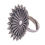 Tribal Oxidized Silver Ring-FRL159