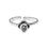 Glittering CZ Silver Toe Ring-TRMX005