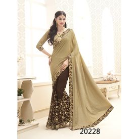 Galaxy Collection Vol 14 Designer Saree Brown, brown, knitted