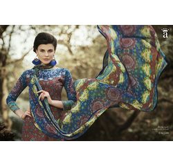 Ramp Collection Vol 4 Designer Salwar Suit Unstitched Multicolor, multicolor, cambric
