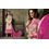 Crystal Collection Salwar Suit Semi Stitched Pink, pink, georgette
