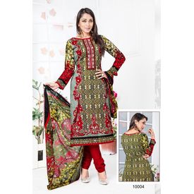 Kahira Collection Designer Salwar Suit Unstitched Multicolor, multicolor, cotton