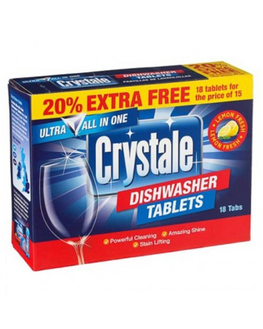 crystale Dishwasher Tablets Dishwashing Detergent (300 g)