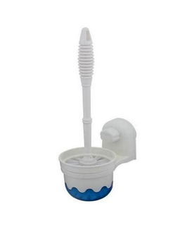 ALPYOG Toilet Brush holder Toilet Brush with Holder (White)