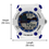 Fluid Dmf-00543-Bl01 White/Blue Digital Watch