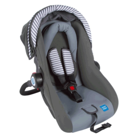 Mee Mee Forward Facing Baby Car Seat Cum Carry Cot with Thick Cushioned Seat & Head,  grey