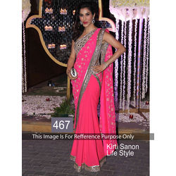 Kmozi Sophi Lifee Style Designer Saree, pink