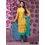Kmozi Latest New Designer Embroidery Work Dress Material, yellow