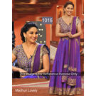 Kmozi Madhuri Lovely Anarkali Dress, purple