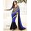 Kmozi Fancy Saree Buy Online Shopping, blue and black