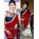 Kmozi Replica Divyanka Designer Saree, red and white