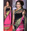 Kmozi Bollywood Replica Beauty Saree, pink and black