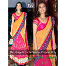 Kmozi Bollywood Replica Diya Mirja Life Style Lehenga, yellow and pink