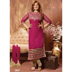 Kmozi Latest Rani Designer Salwar Kameez, pink