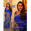 Kmozi Rani Rose Designer Saree, blue