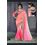 Kmozi Fancy Designer Embrodaried Saree, light pink