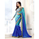 Kmozi Color Saree Buy Online Shopping, blue