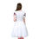 New Spring Summer 2016 Women’ S Embriodared White Dress By Kmozi, white, free size
