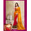 Kmozi New Arrival Designer Saree, yellow and pink