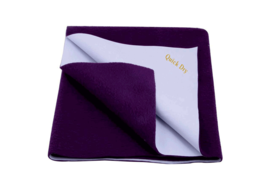 Quick Dry Cotton Baby Bed Protecting Mat Mat waterproof sheet,  purple, medium