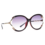 JRS FIRST S66B4135 Smoke Gradient Butterfly Sunglasses for Women