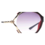 JRS FIRST S66B4135 Smoke Gradient Butterfly Sunglasses for Women