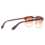 JRS FIRST S15C4577 Brown Tinted Square Sunglasses