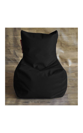 Style Homez Chair Filled Bean Bag, l,  black